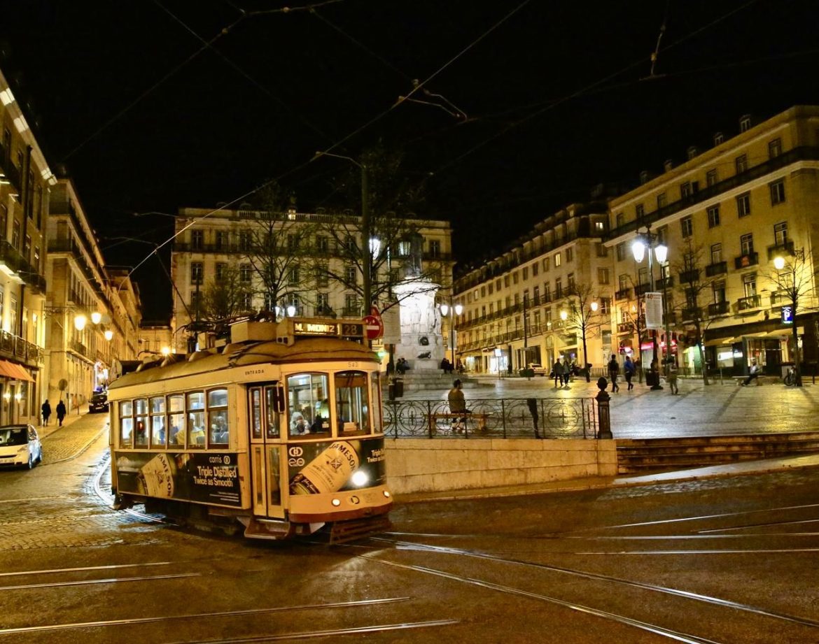 Camões Square in Chiado